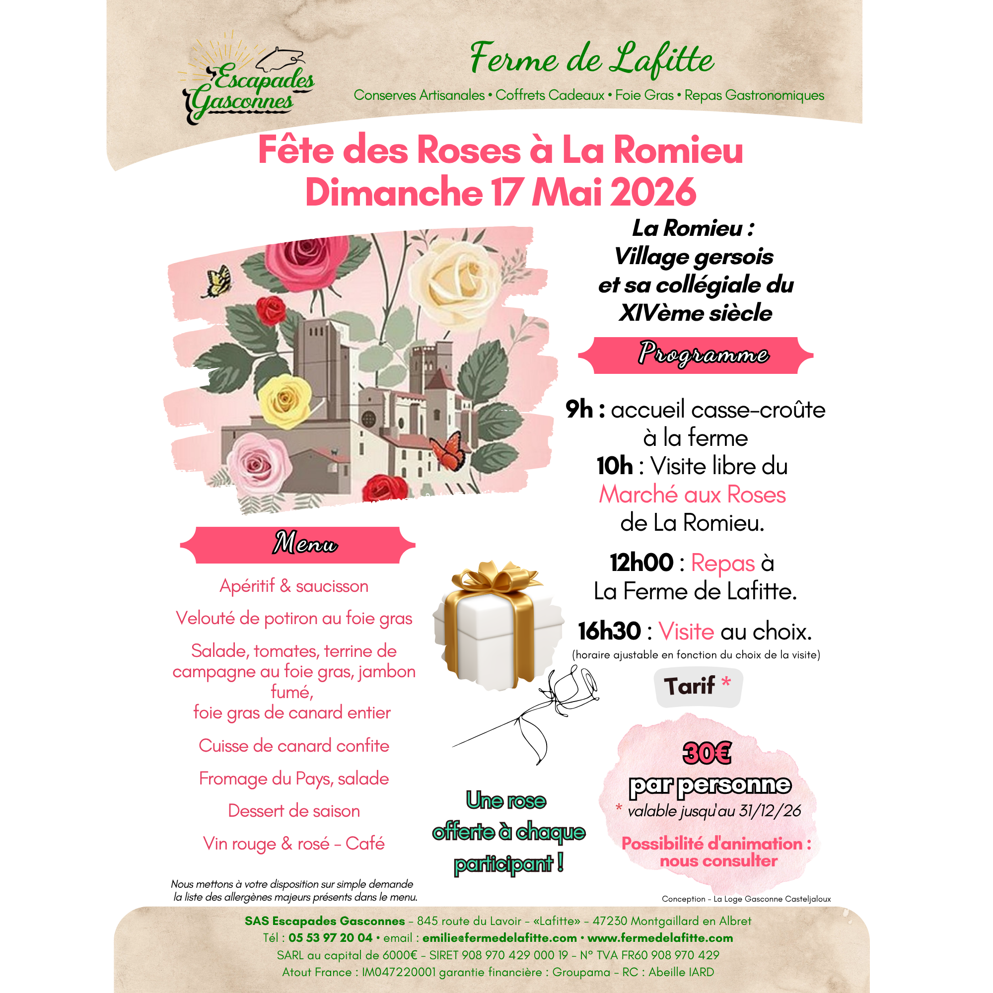 Fête des Roses à La Romieu